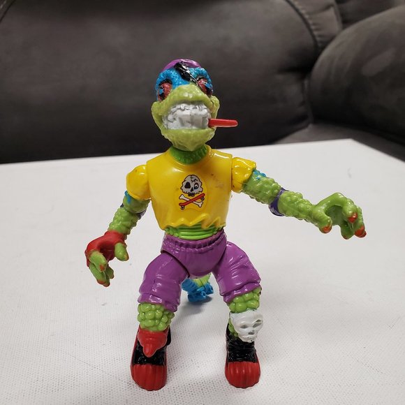 Action Figure - Mondo Gecko - Teeage Mutant Ninja Turtles - 1990 Vintage 4 1/2" - Picture 1 of 5